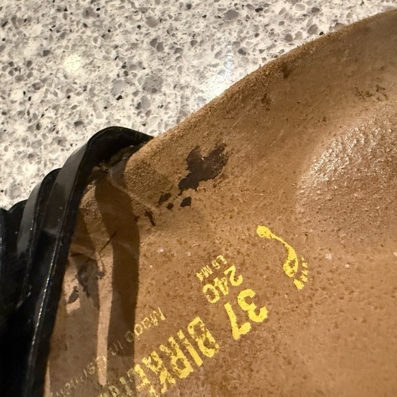 Birkenstock Granada Black Patent Leather Sandals - Picture 6 of 11